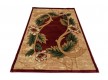 Синтетичний килим Hand Carving 0926A bordeaux-beige - Висока якість за найкращою ціною в Україні